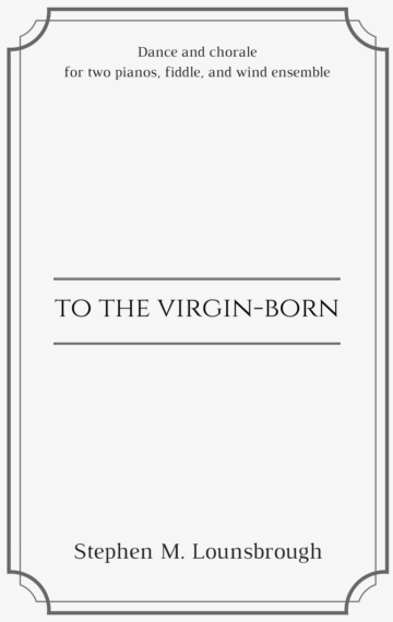 To the Virgin-Born